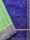 Mint Green Handloom Bamboo Cotton Saree