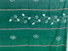 Dark Green Kesh Kantha Cotton Saree