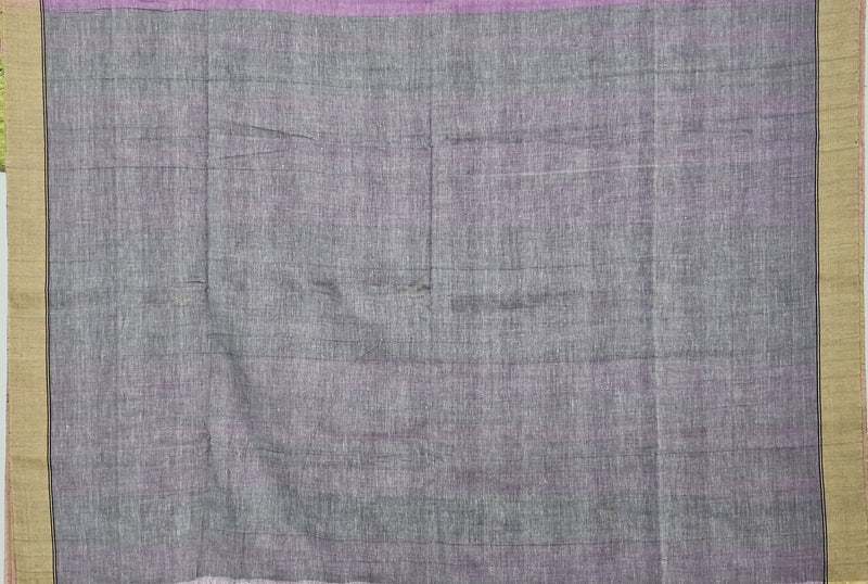 Blouse of Anvitha – Muted Orchid Purple Handloom Khadi Saree with Bhujodi Motifs