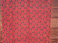 Nīlāmbara – Sky Blue Handloom Mangalagiri Silk Cotton Saree with Digital Print