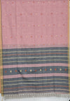 Charvi – Pink Handloom Khadi Saree with Bhujodi Motifs