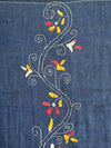 Dark Blue Handloom Kesh Kantha Saree