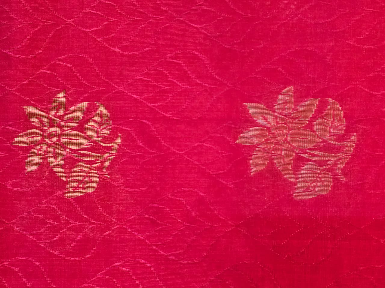 Motifs on Hemaprabha – Pink Handloom Mangalagiri Silk Cotton Saree with Kuppadam Weave