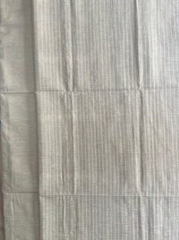 Grey Green Handloom Khadi Cotton Saree