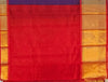 Blouse of Indrani – Royal Blue Handloom Mangalagiri Silk Cotton Saree with Kuppadam Weave