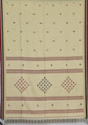 Ketumati – Yellow Pakwan Cotton Handloom Khadi Saree with Subtle Motifs