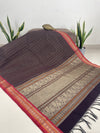 Black Lakshadeepam Kanchi Cotton Saree