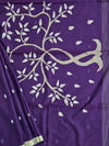 Lavitha – Purple Jamdhani Handloom Bengal Cotton Saree