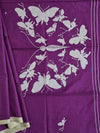 Manmayi - Purple Jamdani Handloom Bengal Cotton Saree