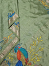 Mayurangana – Hand-Painted Handloom Mangalagiri Silk Cotton Saree