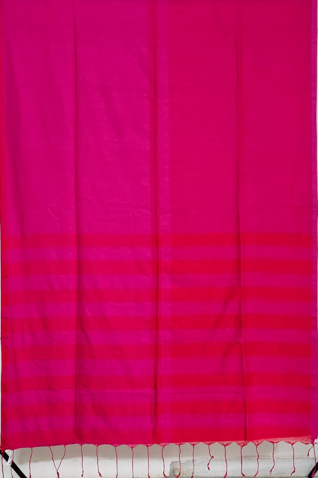 Nivritti – Magenta Pink Khadi Cotton Saree
