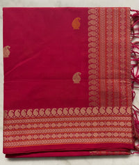 Pink Handloom Kanchi Cotton Saree