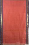 Pink Orange Dual Tone Handloom Aruppukottai Saree