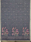 Pravaha – Blue Jamdani Handloom Bengal Cotton Saree