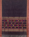 Purple Bomkai Pallu Handloom Kanchi Cotton Saree