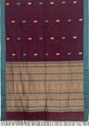 Purple Handloom Kanchi Cotton Saree