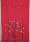 Rohini – Red Jamdhani Handloom Bengal Cotton Saree