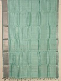 Saumika – Sea Green Handloom Mangalagiri Silk Cotton Saree