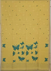 Saurabhi – Yellow Jamdhani Handloom Bengal Cotton Saree with Butterfly Motifs