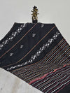 Black Handloom Kesh Kantha Cotton Saree
