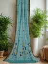 Sea Green Handloom Jamdani Bengal Cotton Saree
