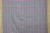 Anvitha – Muted Orchid Purple Handloom Khadi Saree with Bhujodi Motifs - Kleemkaara