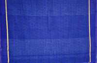 Blouse of Pārijāta – Mint Green Handloom Bamboo Cotton Saree with Kolam Print